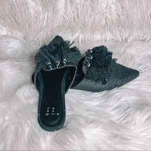 A New Day Woven Tassel Mules